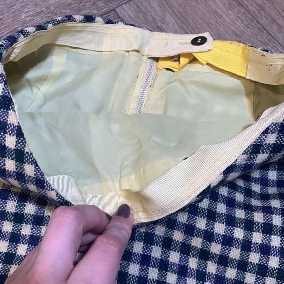 Vintage Handmade Plaid Skirt - Picture 4 of 8